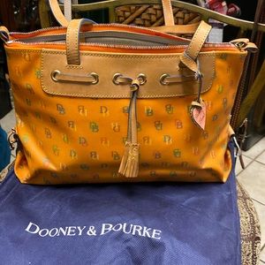 Dooney and Bourke Vintage Orange Handbag.